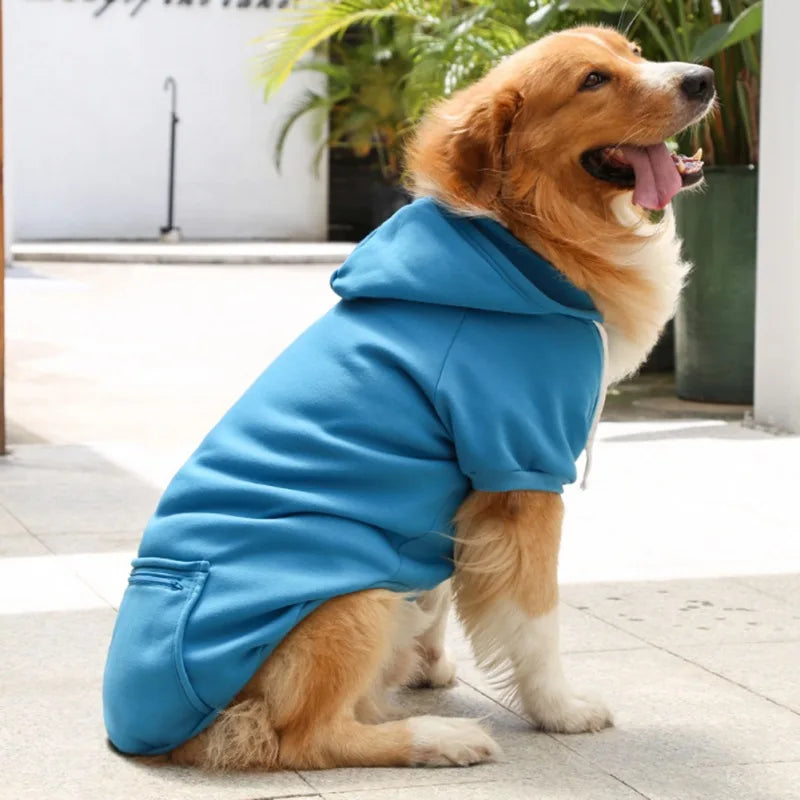 Winter Warm Pet Dog Clothes Soft Dog Hoodies